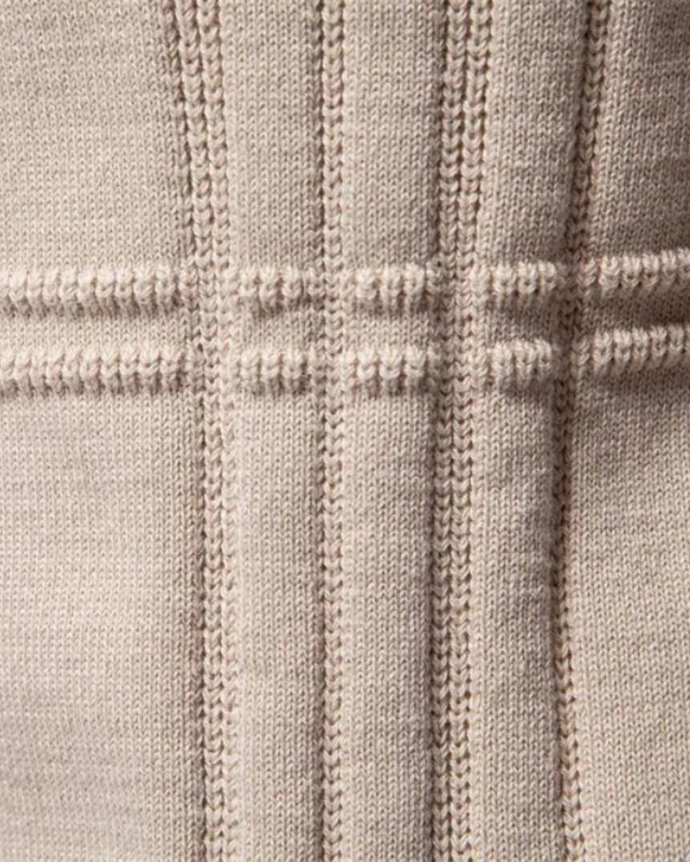 Herresweater med Ternedesign