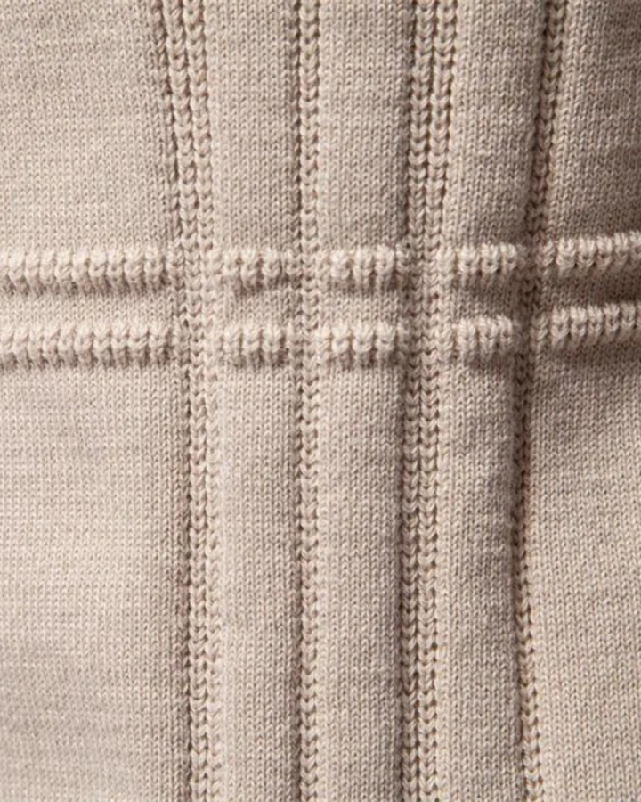 Herresweater med Ternedesign