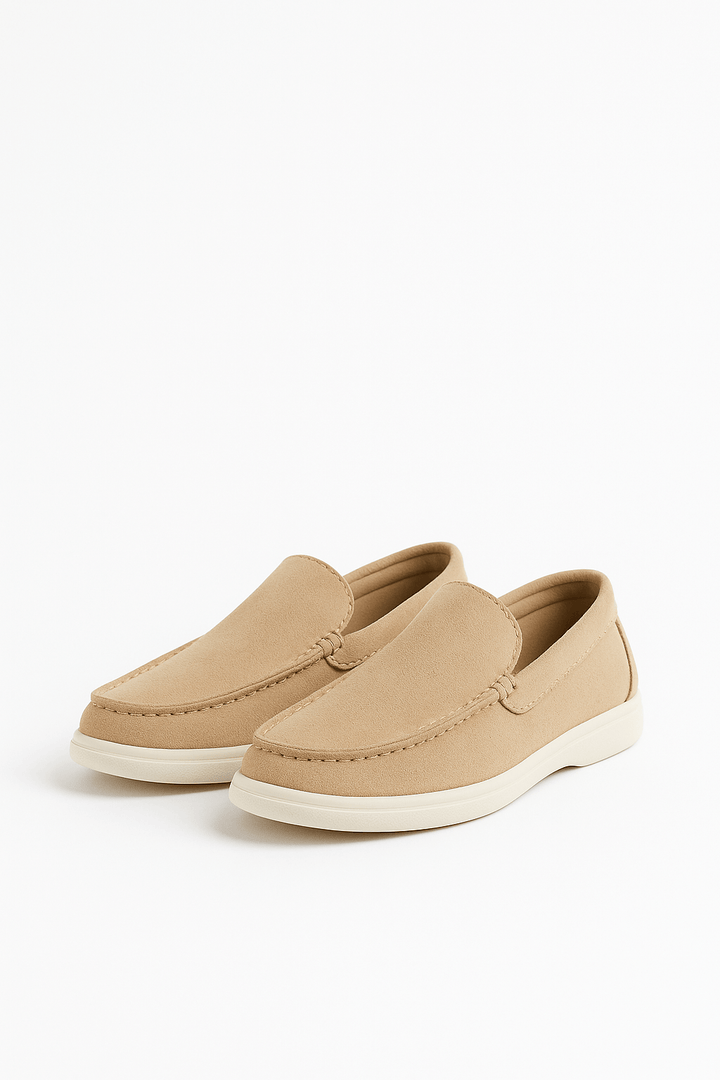Casual Herreloafers – Beige