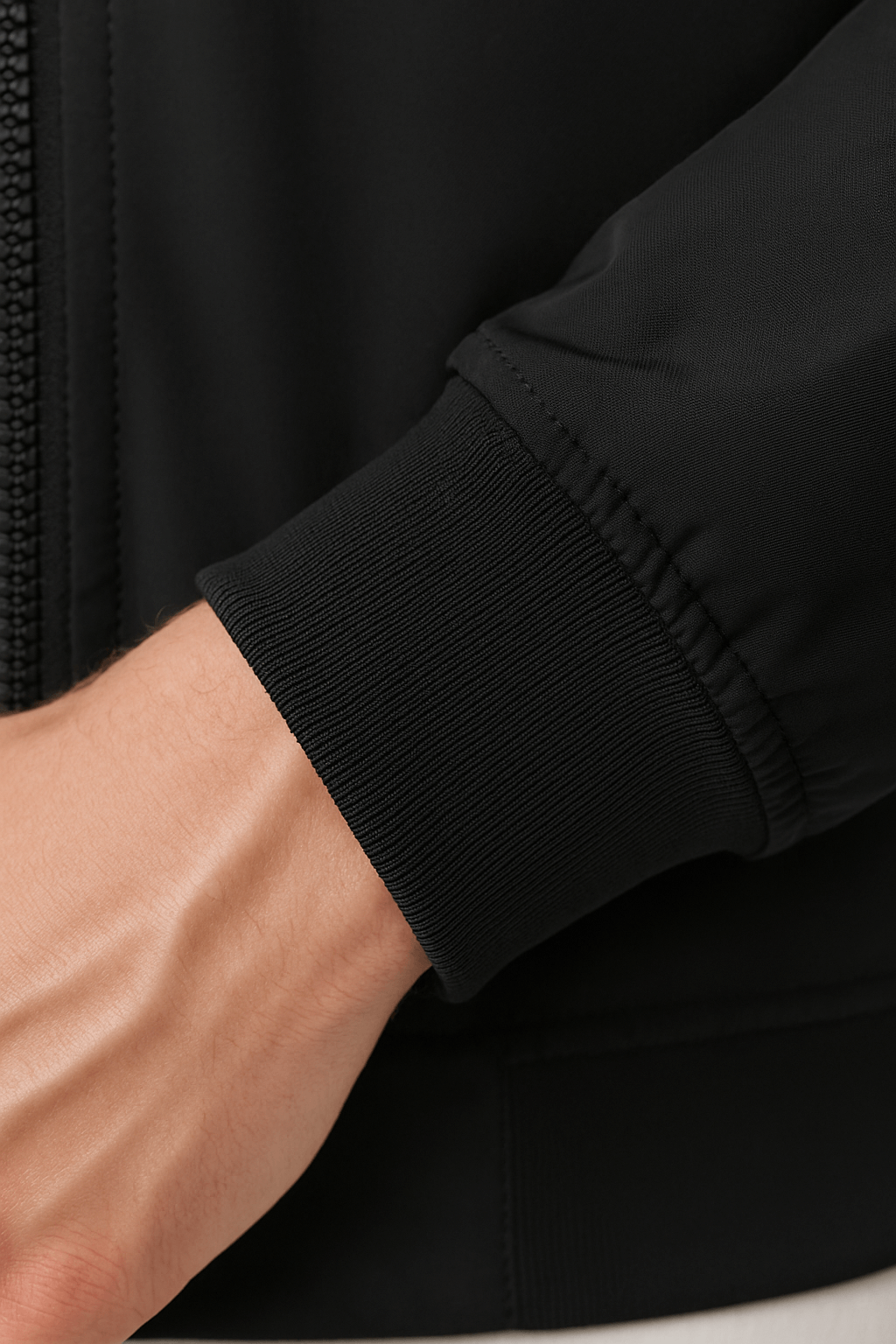 Klassisk Sort Bomberjakke