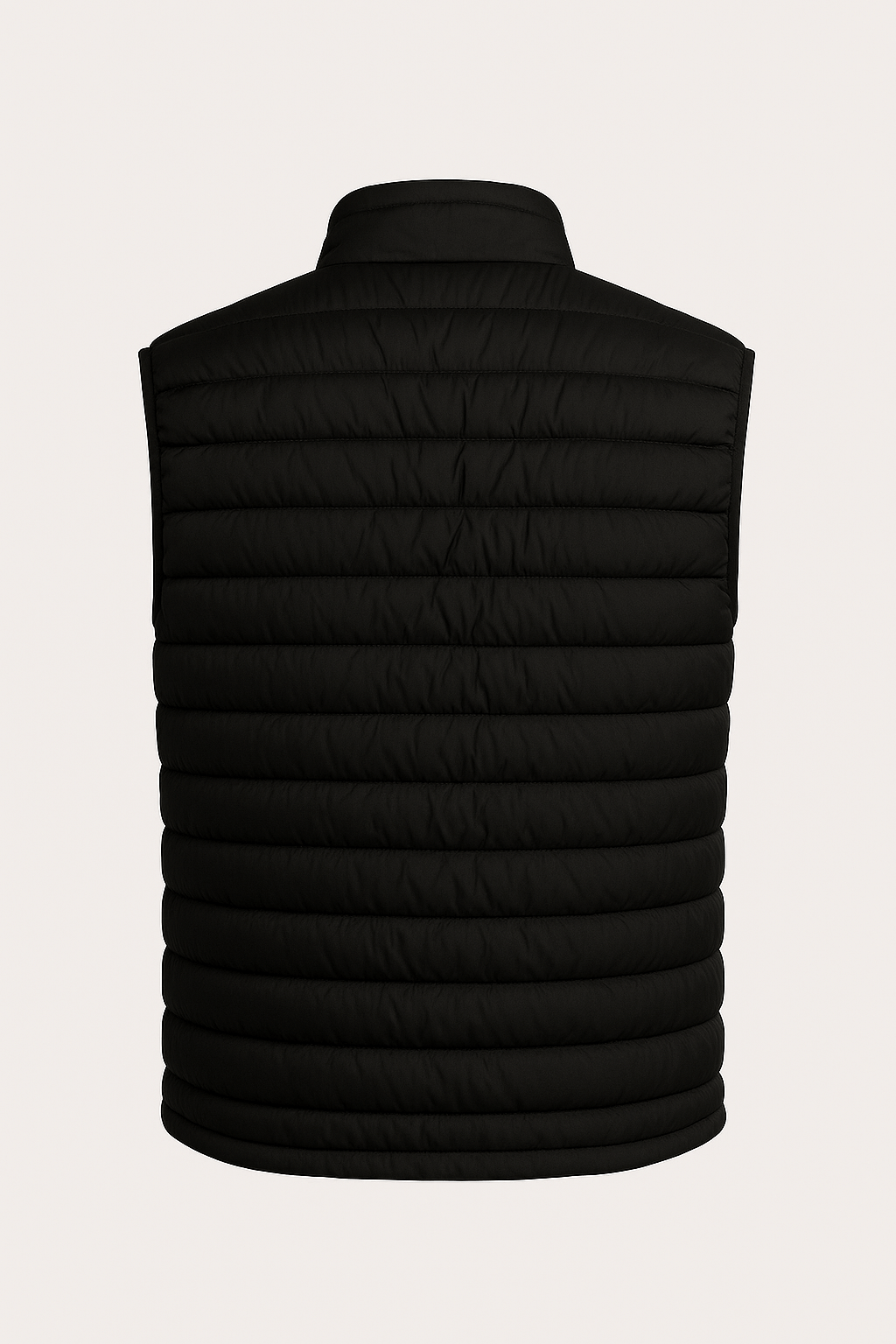 Premium Herre Sort Puffervest