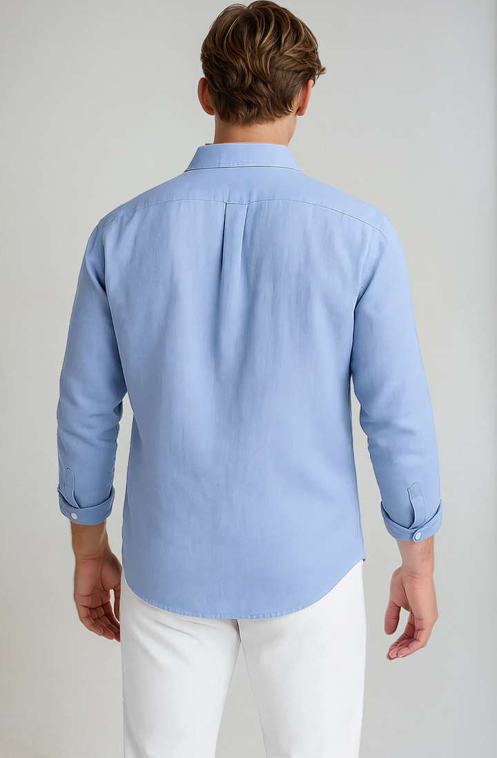 Monaco Linskjorte – Lyseblå