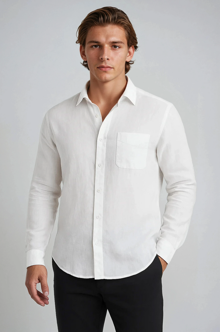 Monaco Linskjorte – Hvid