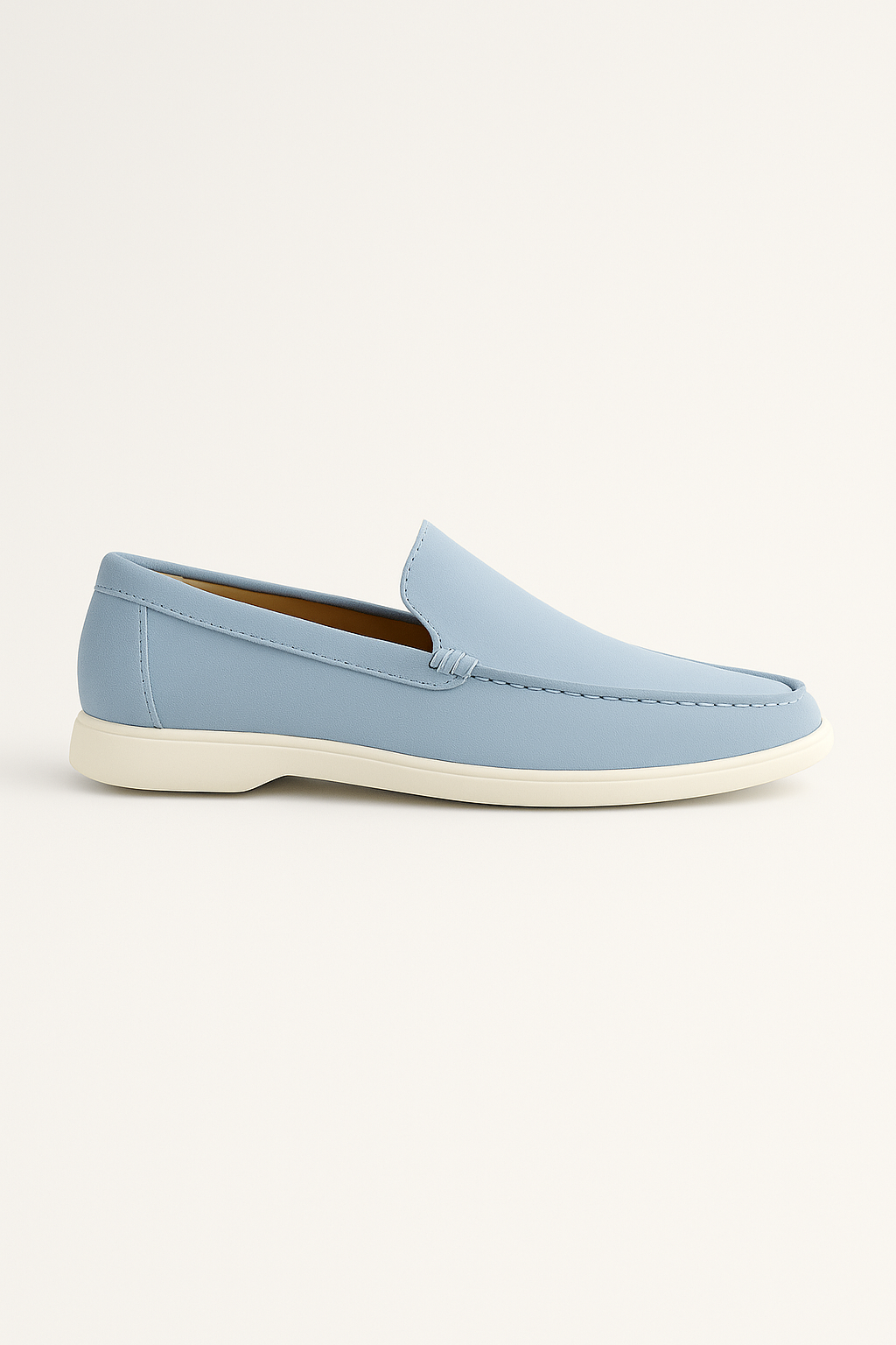 Casual Herreloafers – Lyseblå