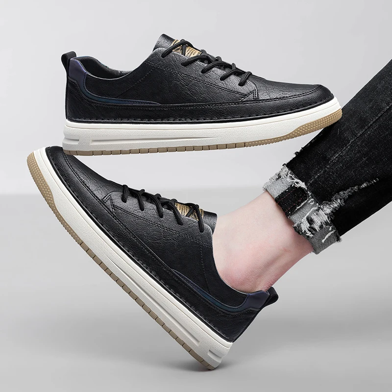 Klassiske Læder Sneakers