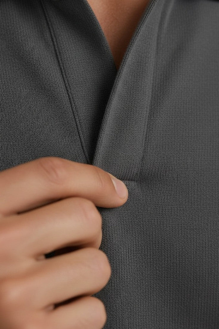 Polo Shirt Mænd i Teknisk Stof Slank Fit