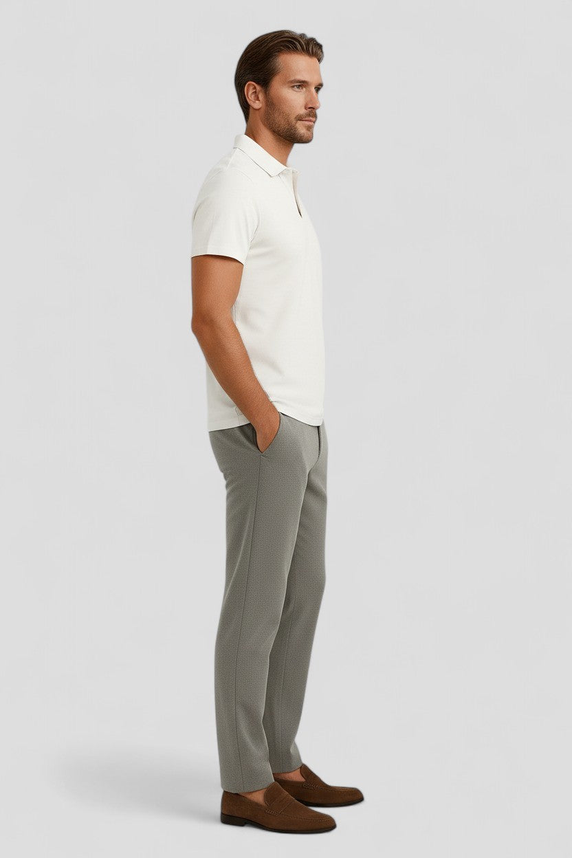 Polo Shirt Mænd i Teknisk Stof Slank Fit