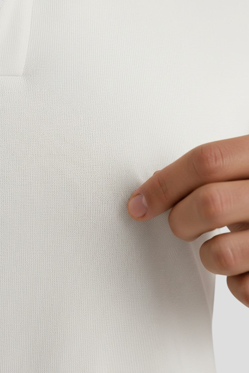 Polo Shirt Mænd i Teknisk Stof Slank Fit