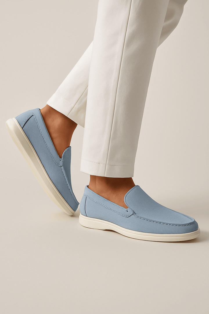 Casual Herreloafers – Lyseblå