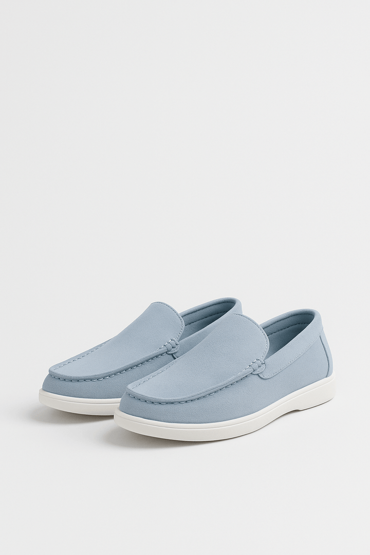 Casual Herreloafers – Lyseblå