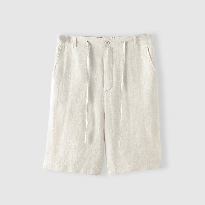 Højkvalitets Linned Shorts