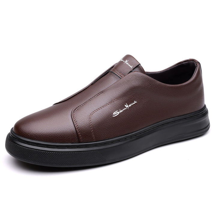 Læder Slip-On Sko