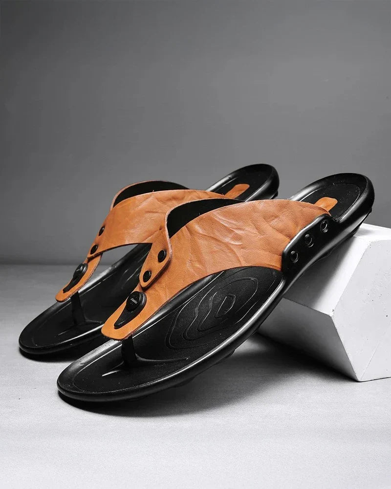 Elegante Lædersandaler