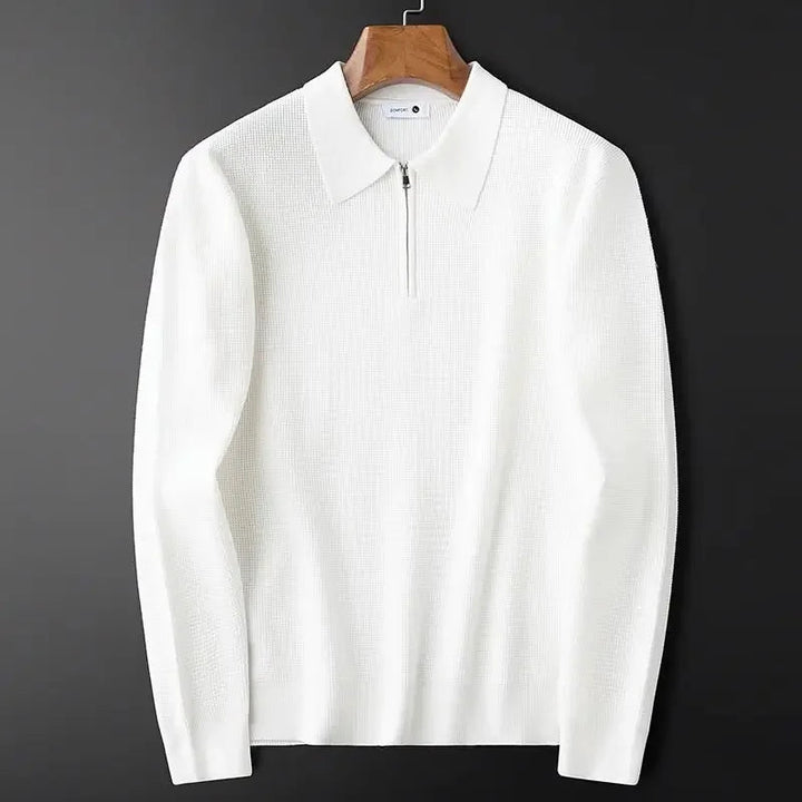 Elegant Herre Zip Sweater