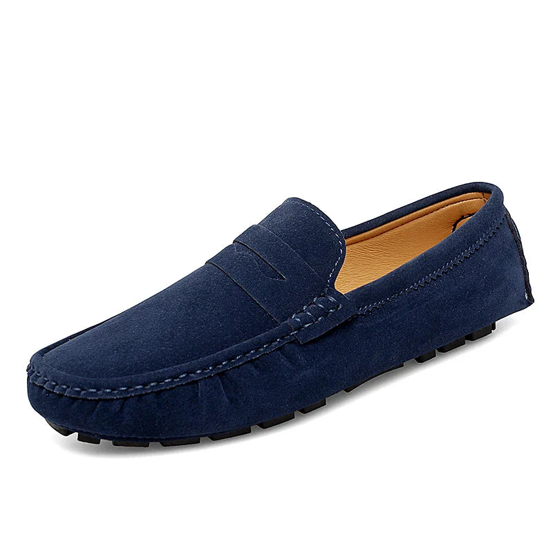 Suede Båd Loafers