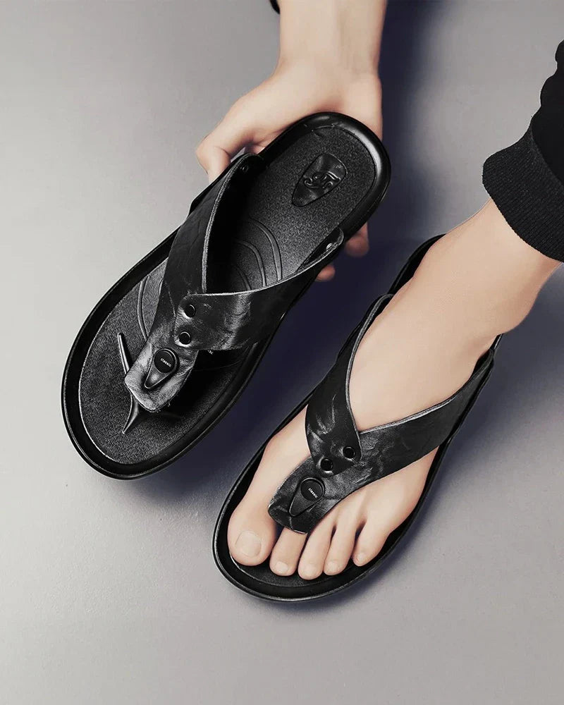 Elegante Lædersandaler