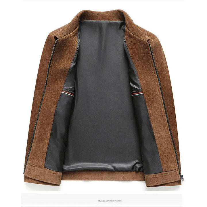 Elegant Vævet Jakke