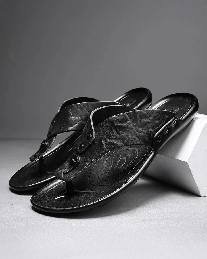 Elegante Lædersandaler