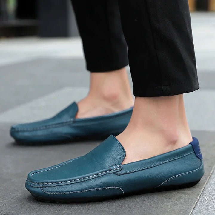 Vintage Læder Loafers
