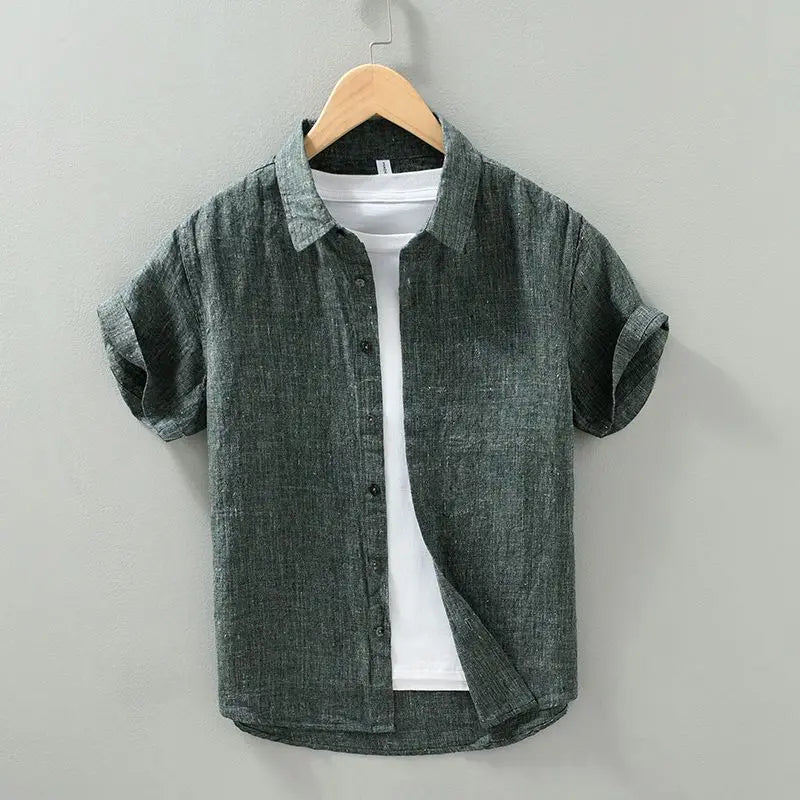 Kortærmet Linnedskjorte