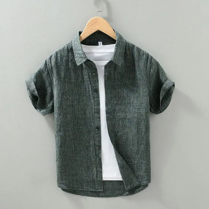 Kortærmet Linnedskjorte