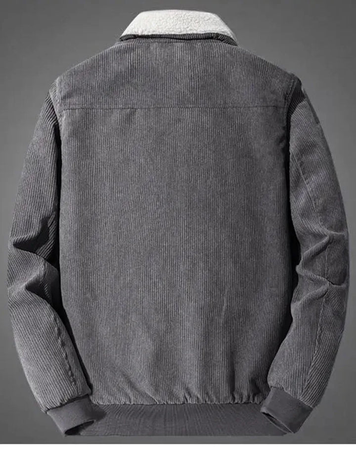 Elegant Fleeceforet Corduroy Jakke