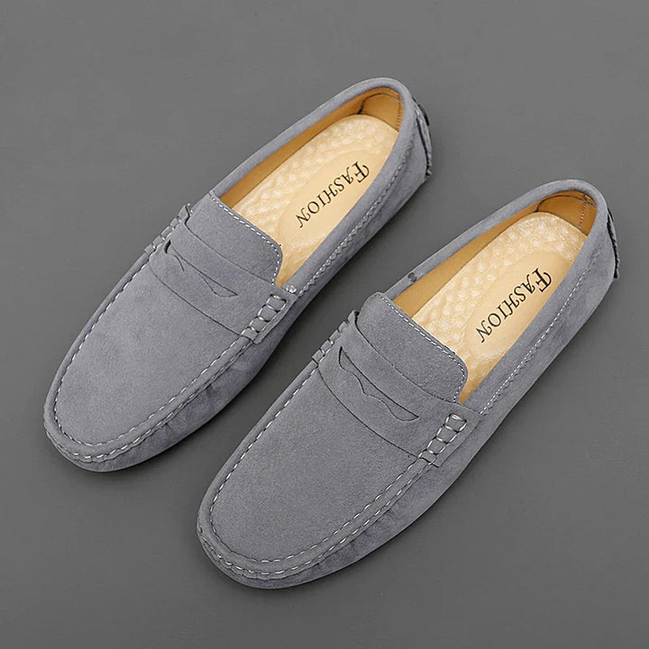 Suede Båd Loafers