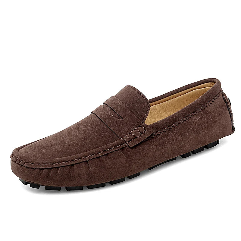 Suede Båd Loafers