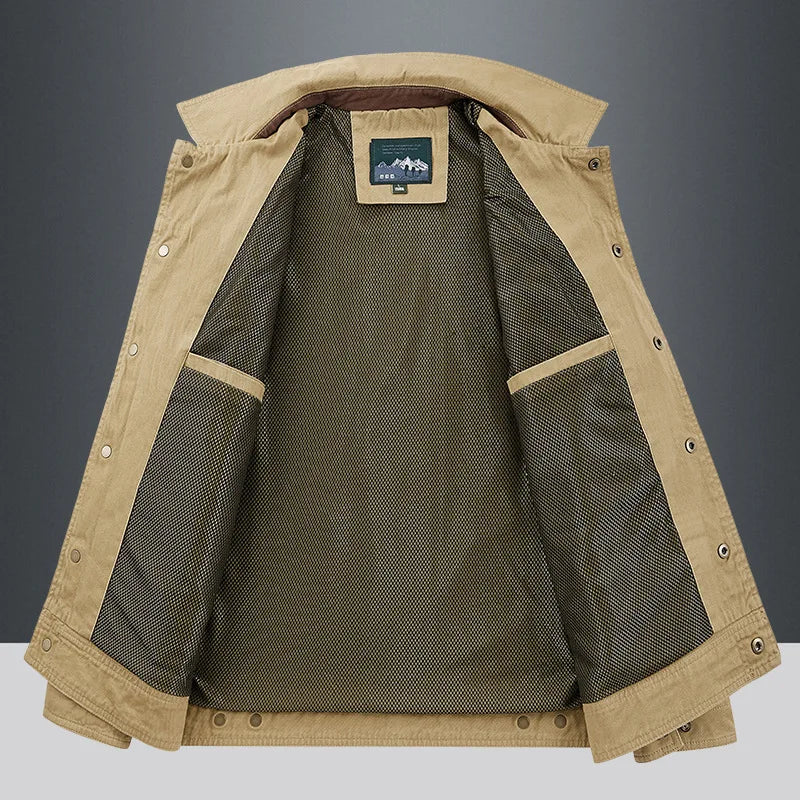 Elegant Bomulds Vindjakke