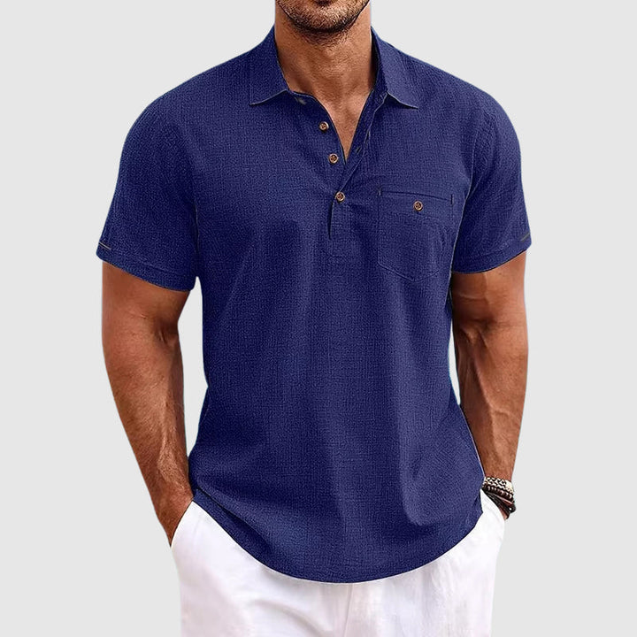 Linned Polo T-shirt