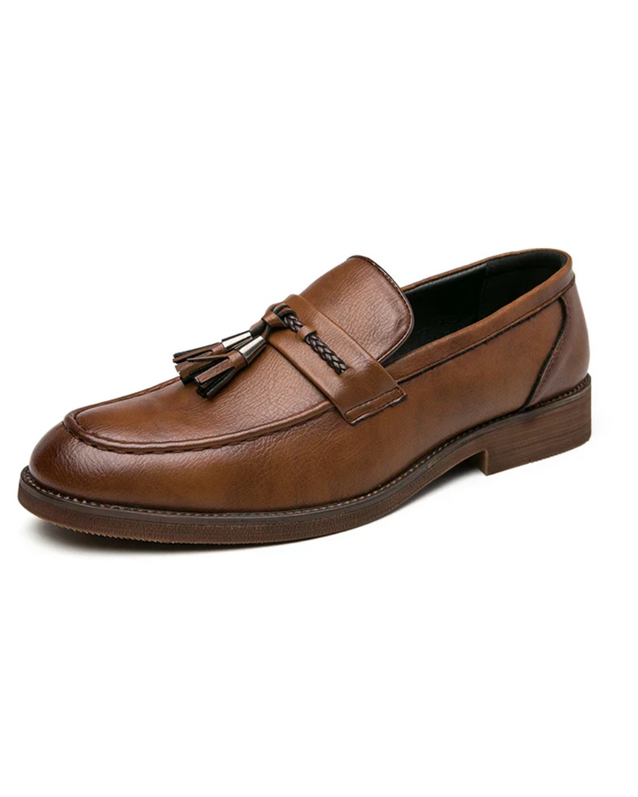 Læder Tassel Loafers