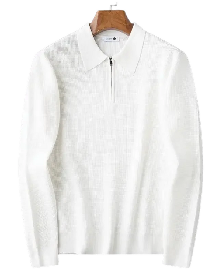 Elegant Herre Zip Sweater