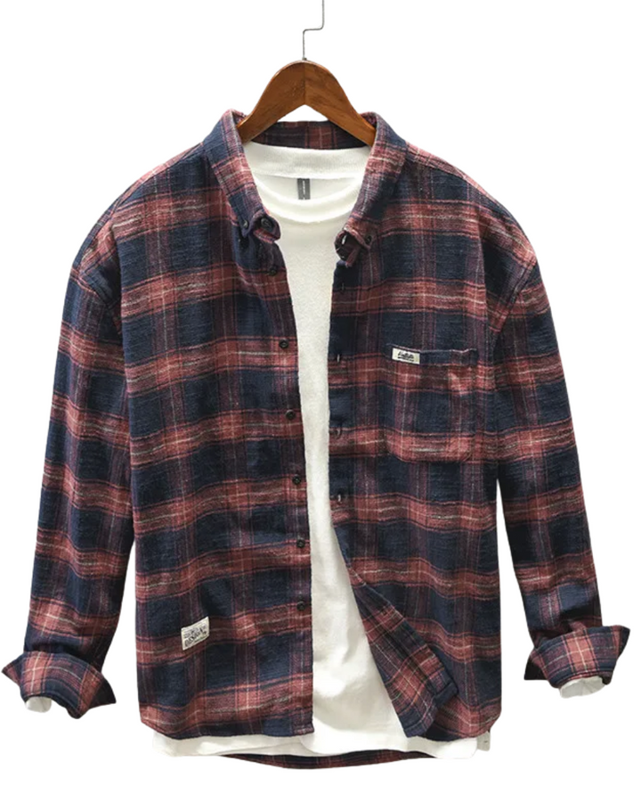 Elegant Skjorte med Tern