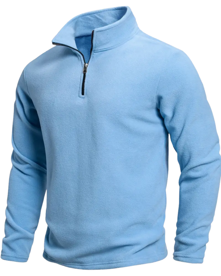 Langærmet Zip Sweater