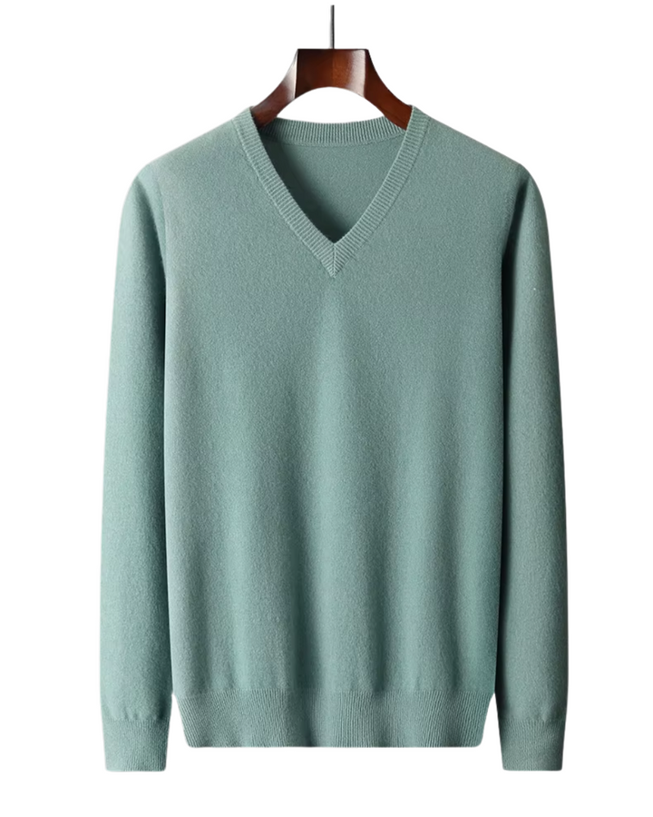 Uld V-Hals Sweater