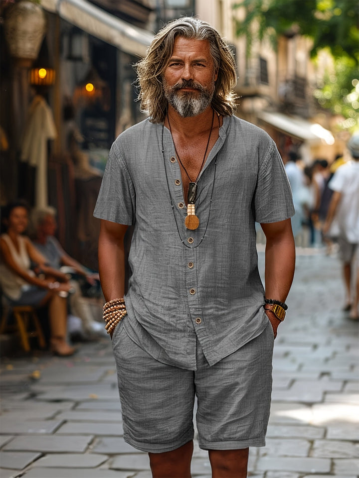 Elegant Kortærmet Sæt