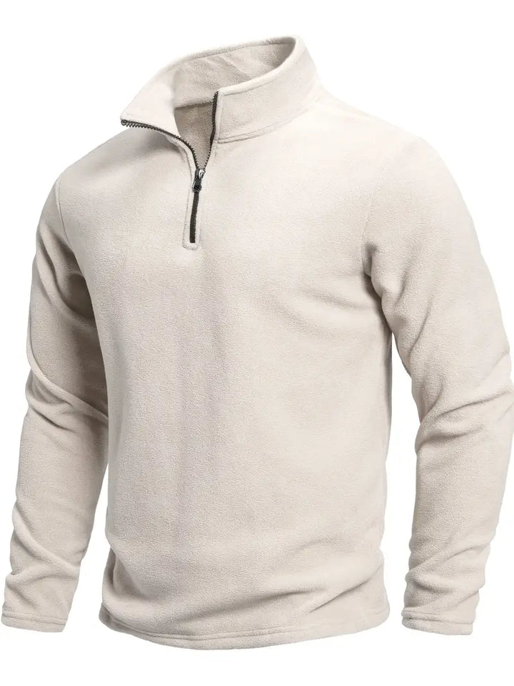 Langærmet Zip Sweater