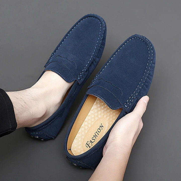 Suede Båd Loafers