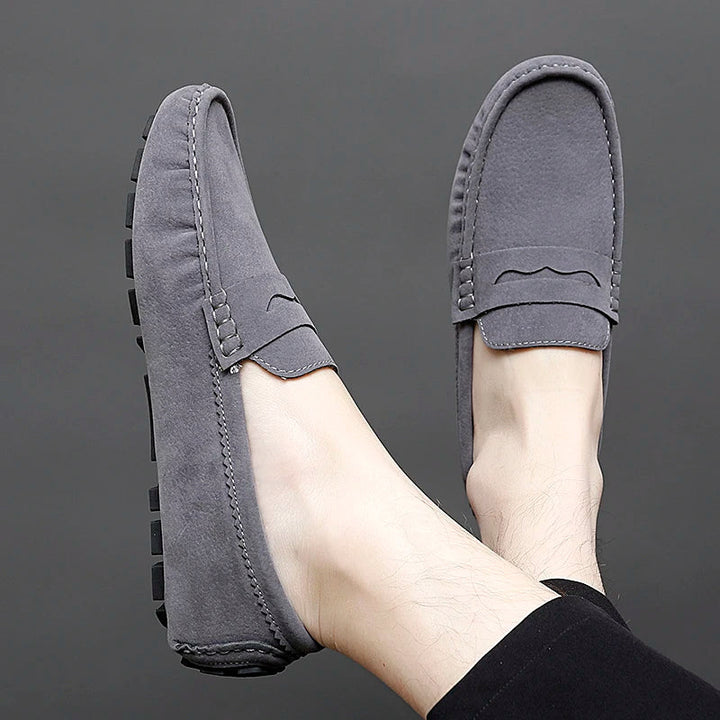 Suede Båd Loafers