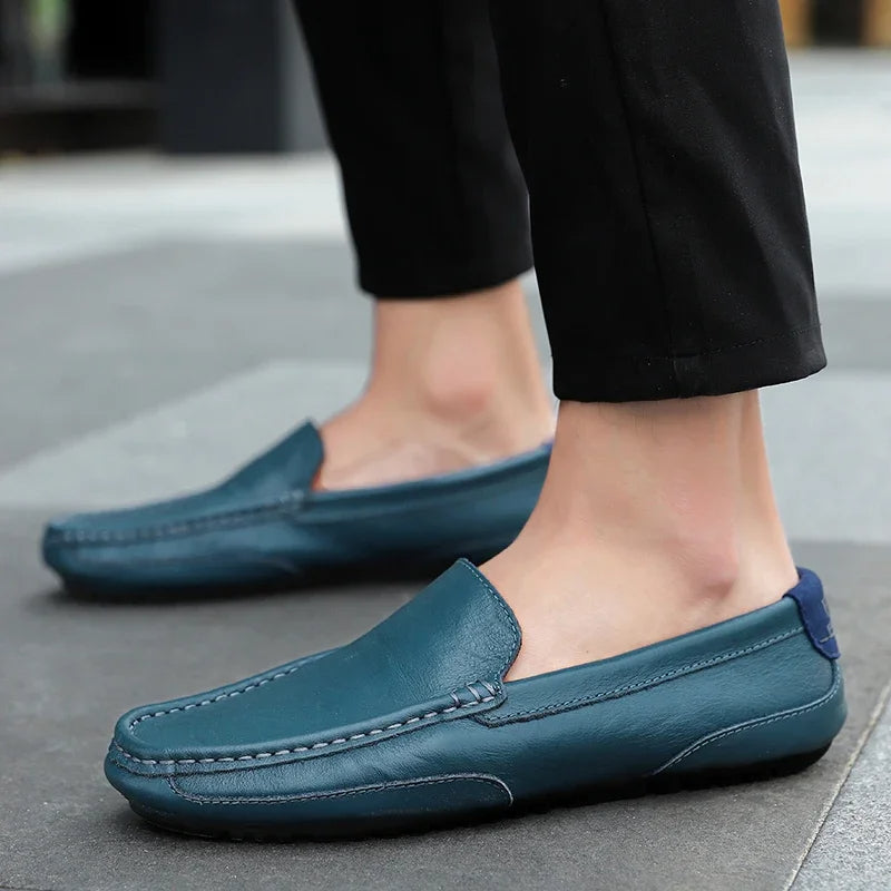 Vintage Læder Loafers