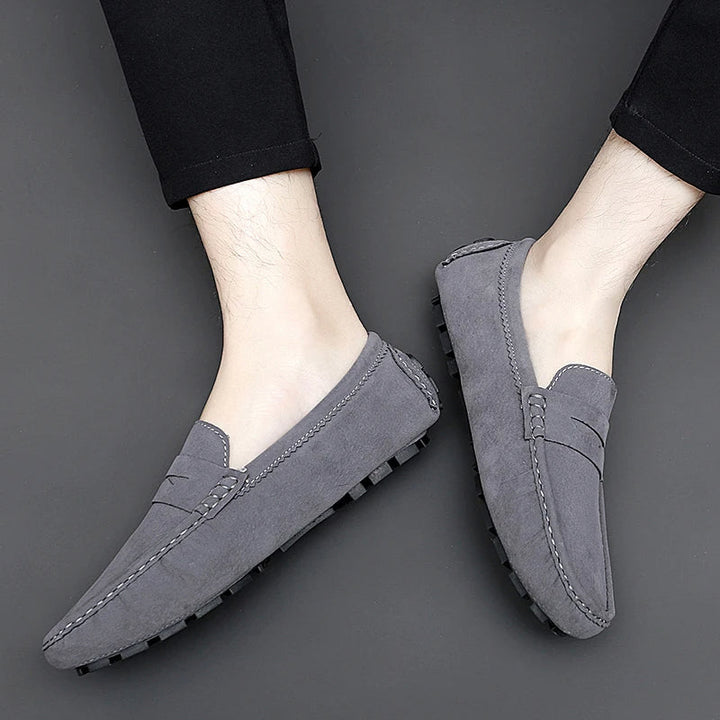 Suede Båd Loafers