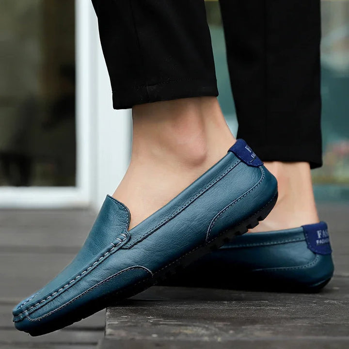 Vintage Læder Loafers