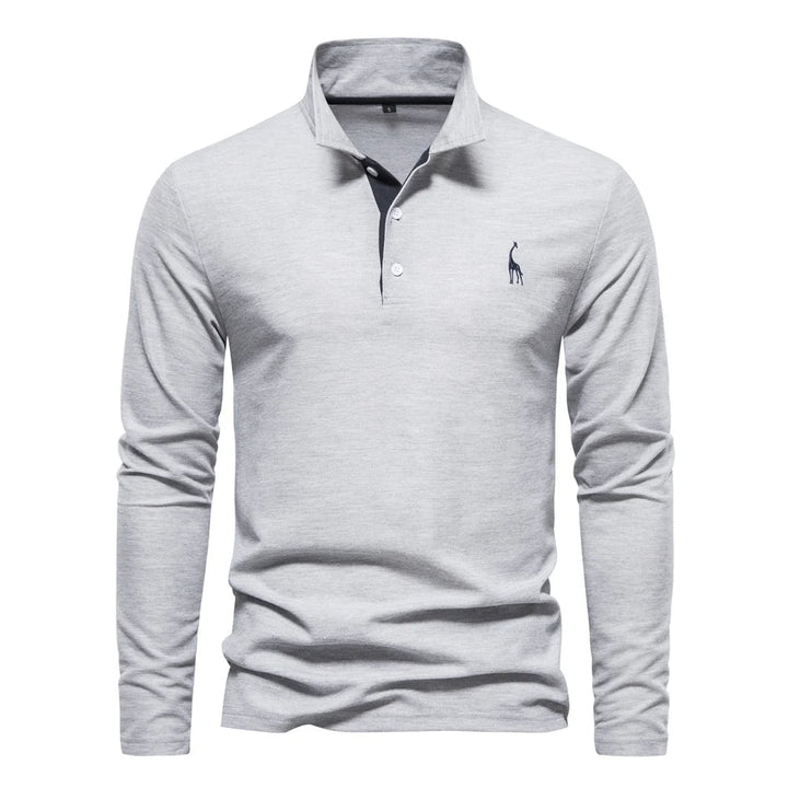 Casual Langærmet Polo Shirt