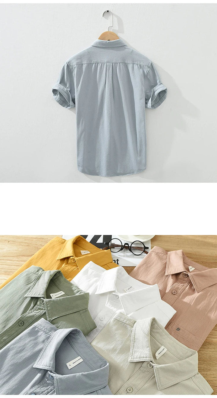 Kortærmet Bomulds skjorte