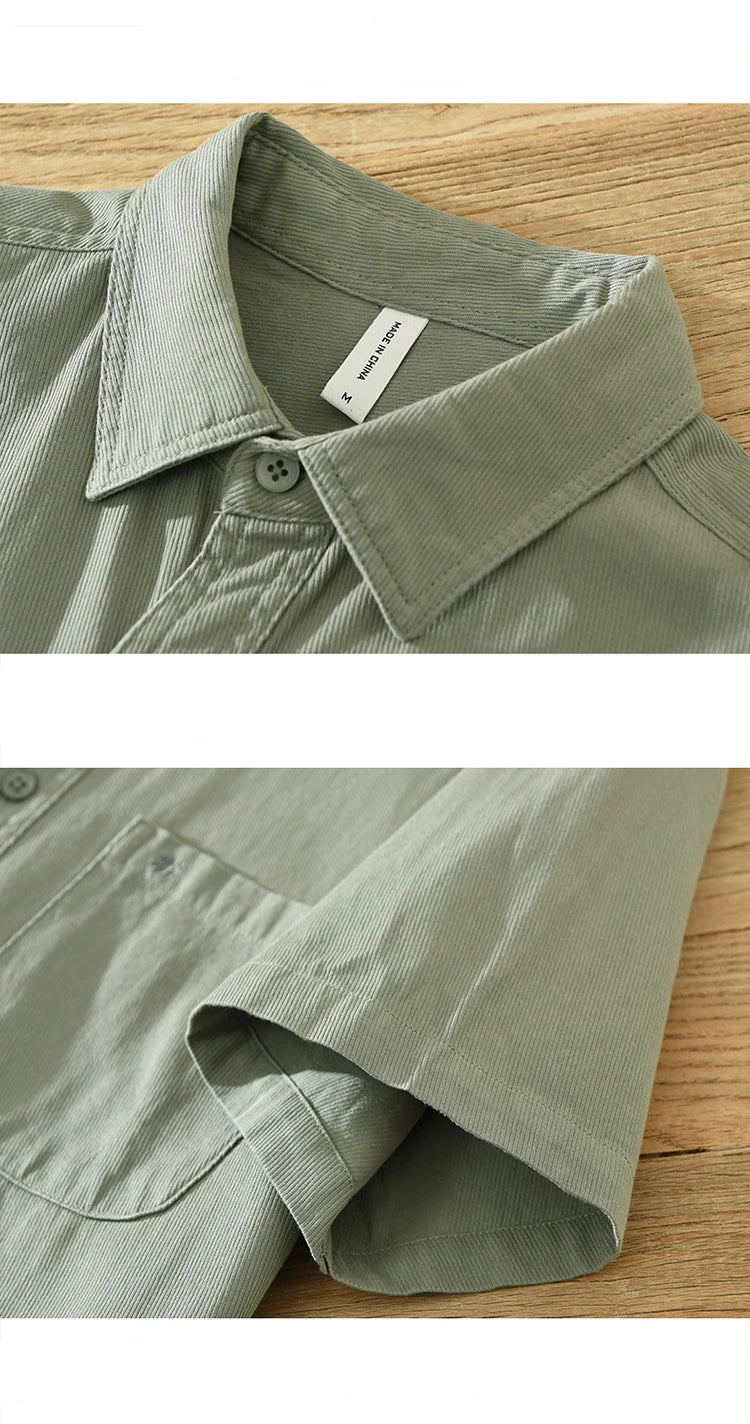 Kortærmet Bomulds skjorte