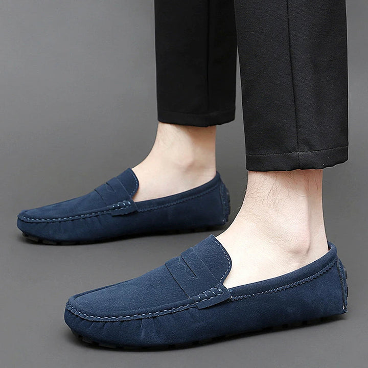 Suede Båd Loafers