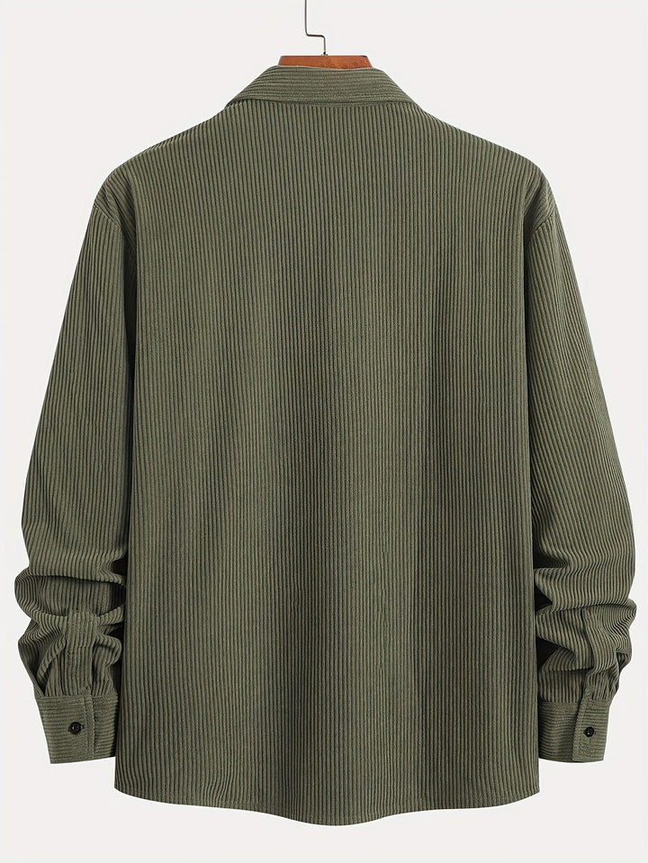 Casual Corduroy Cardigan