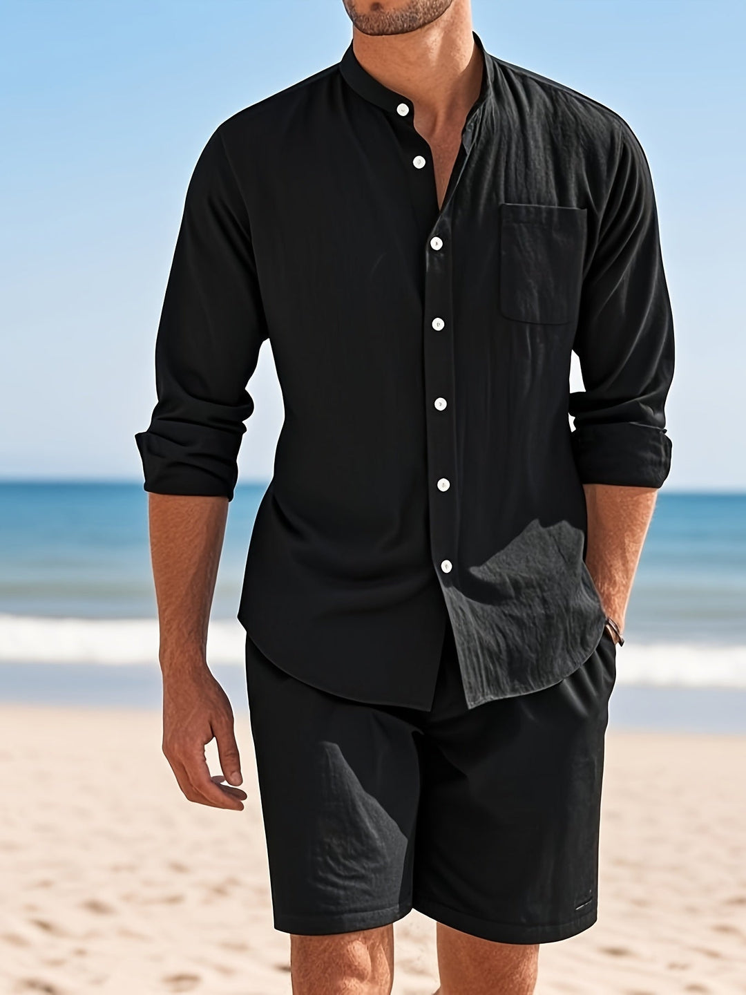 Åndbart Linned Sæt