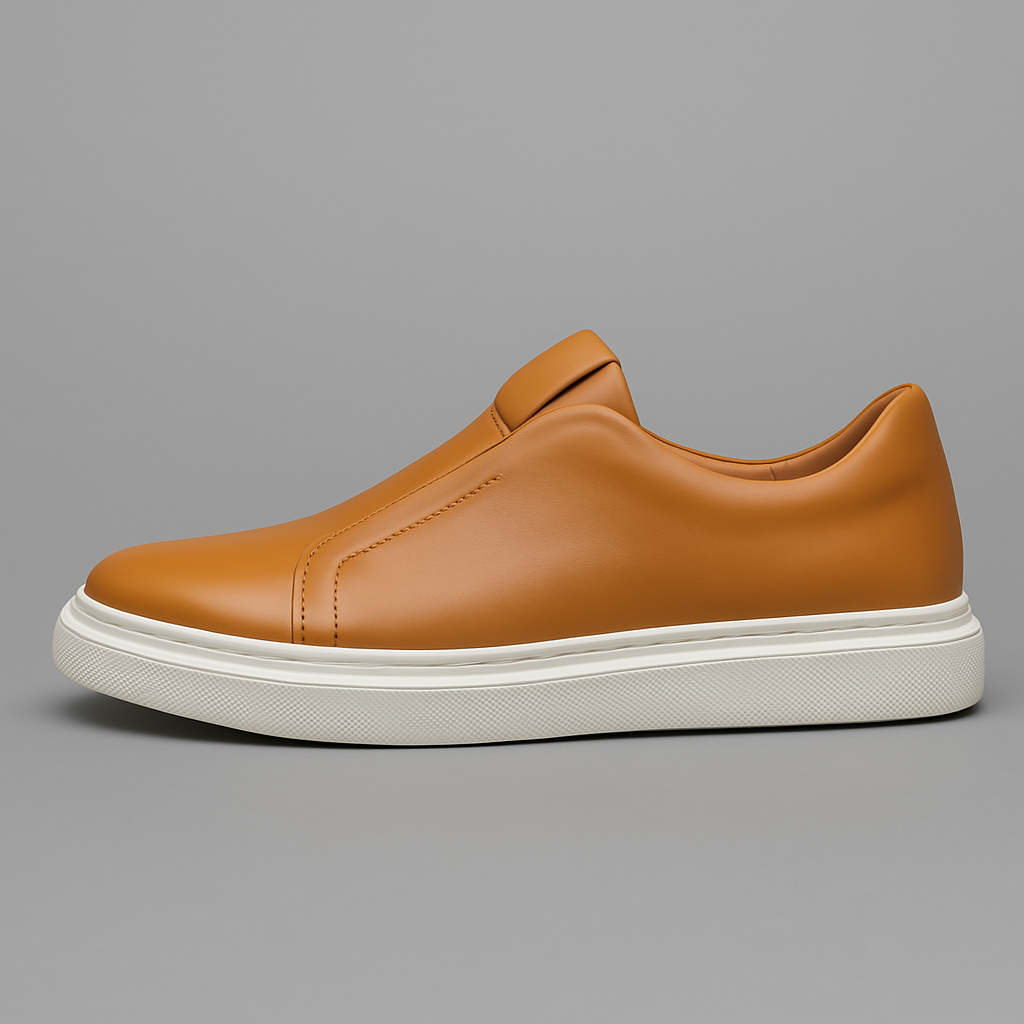 Elegant Læder Slip-On Sko
