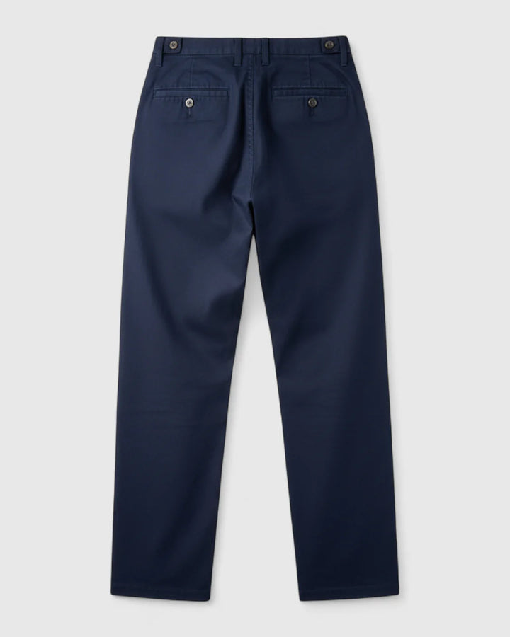 Herre Chinos i Navy Blå – Løs Pasform